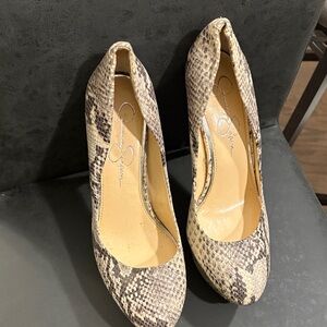 Jessica Simpson Snakeskin Heels